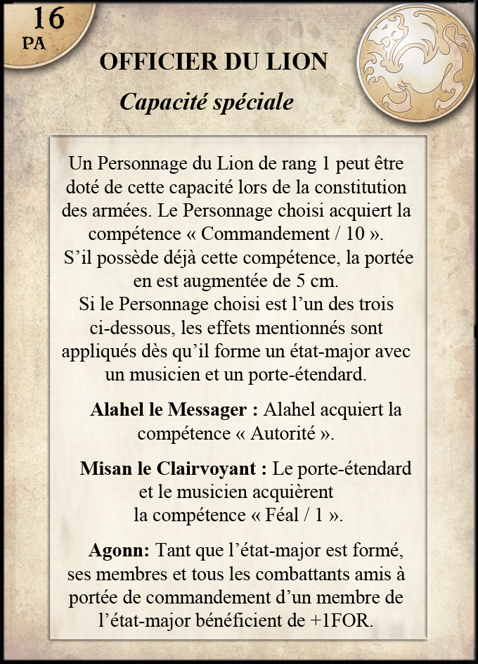 Officier du lion